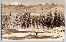 Byer's Peak & Range Berthoud Pass Winter RPPC Photo Sanborn Postcard 1930s picture