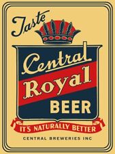 Central Royal Beer of East St. Louis, MO NEW METAL SIGN: 9x12,  picture