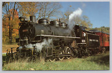 Postcard Train Whippany Railway Museum Steam Locomotive #4039 New Jersey 0-6-0 picture