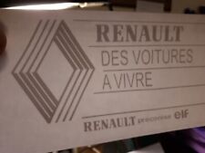 Renault des Voitures à Vivre Interior Glue Glass Sticker  picture
