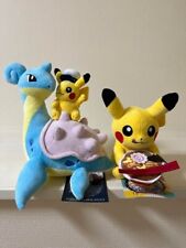 Pokemon World Championships 2023 Yokohama Lapras Pikachu Plush Toy Set New picture