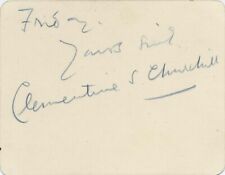 CLEMENTINE S. CHURCHILL - AUTOGRAPH LETTER SIGNED picture