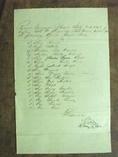 MEXICAN WAR US ARMY SUPPLY RECEIPT CAMARGO MEXICO ES SIBLEY SIGNED  1848 picture