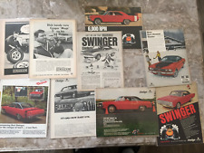 1967 1968 1969 1970 1971 DODGE DART 340 Swinger Landy Lot of 9 car ad print c picture