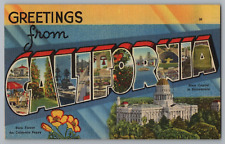 Postcard Greetings From California, Large Letter picture