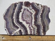 1623  AMETHYST LACE SLAB,  MEXICO.  BEAUTIFUL.  EX CLOSED OLD TIME ROCK SHOP picture