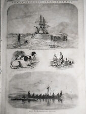 Captain Collinson's Arctic Expedition - llustrated London News July 7, 1855 picture