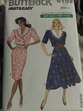 Butterick Sewing Pattern 6102  Size 8-10-12   🪡 UC FF  👗 Dress  picture