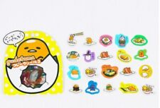 Sanrio Gudetama Lazy Egg 60 pc Sticker Flakes Pack Set NIP Authentic Yellow picture