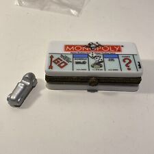 Monopoly PHB Porcelain Hinged Box w/ Car Trinket Midwest of Cannon Falls 1998 picture
