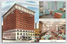 Montgomery Alabama~Dinkler Jefferson Davis & Petite Café~Vintage Postcard picture