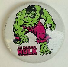 Old Original 1978 Incredible Hulk Metal Pin Very Rare picture