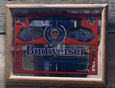 Vintage Budweiser, King of Beers, Framed Mirror, 13