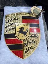 PORSCHE CREST COLLECTOR ENAMEL SIGN OEM LIMITED EDITION OF 1000 RARE NEW 911 picture
