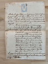 ANTIQUE 1867 AFRICAN BORN SLAVES HAVANA CONTRACT DOCUMENT SIGNED picture