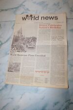 Rare Vintage Walt Disney World News Sept 75 Bicentennial Announcement picture