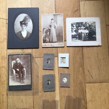 Late 19th Century Original Sepia Photographs Reinhard Fisher Family In Texas USA picture