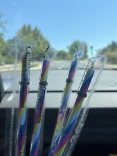 Starbucks Rainbow Reusable Straw 2024 Brand New In Package Set Of 4 picture