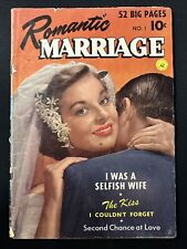 Romantic Marriage #1 Golden Age Pre Code 1950 Good *A4 picture