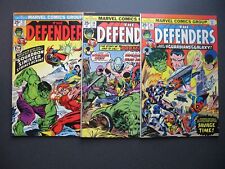 DEFENDERS Lot Of 3 Comics 13 19 26 Marvel 1974 1975 Mid-Grade Classics Hulk picture