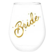 Jumbo Wine Glass Bride Size 4in x 5.7in H, 30 oz Pack of 4 picture