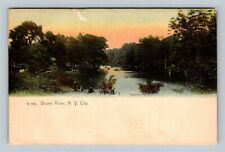 New York City NY, Bronx River, c1911 Early Rotograph G-54b Vintage Postcard picture