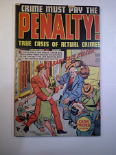 Crime Must Pay the Penalty #33  (First Issue), G+ picture