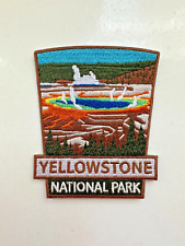 Yellowstone National Park Iron On Patch Geyser 2.5