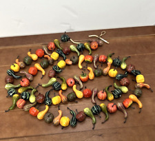 Vintage Miniature Fruits Vegetables Thanksgiving 70 in Wall Door Hanging Decor picture