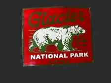 Porcelain Glacier Park Enamel Sign Size 42 x 42 Inches single sided picture
