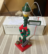 Kurt S. Adler Hershey's Christmas Ornament - Wood Chocolate Avenue Lamp Post picture