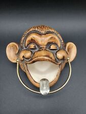 Vintage Mid Century Retro Treasure Craft 1960'S Monkey head ash tray picture