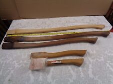 Vintage lot of 5 axe hatchet handles. picture