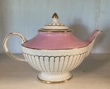 Arthur Wood Vintage Pink With Gold Teapot picture