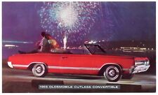 1965 Oldsmobile CUTLASS CONVERTIBLE: Original Dealer Promo Postcard UNUSED Ex picture