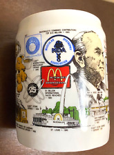 80's McDonald's X-Lg Coffee Mug History of McDonald's 1970-1980's Timeline- SALE picture