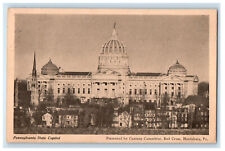 1918 Pennsylvania State Capitol Harrisburg Pennsylvania PA Posted Postcard picture
