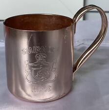 Smirnoff Moscow Mule Vodka Mug~Copper Aluminum~Etched Logo~Made In Hong Kong picture