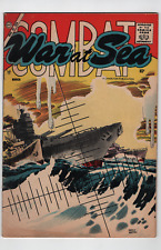 War At Sea #24 Maurice Whitman Cover WWII 1957 Charlton Silver Age Comics picture