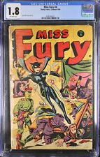 Miss Fury 4 (CGC 1.8) Tarpe Mills story and art 1944 Timely Comics picture