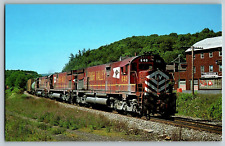 Bowmanstown, Pennsylvania - Lehigh Valley #640 - Train Vintage Postcard picture