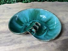 Vintage Canada Blue Mountain Pottery BMP Teal Ashtray Dish Bowl MCM picture