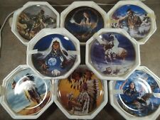 8 Franklin Mint Native American Plates With Boxes and Certificates LotB picture