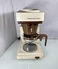 Vintage Proctor Silex Automatic Drip 10 Cup Coffeemaker A415AL w/ Glass Carafe picture