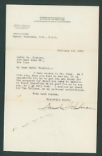 Letter  prominent reform Rabbi Samuel Schulman Temple Emanuel New York 1932 picture