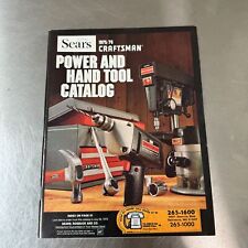 Vintage SEARS Craftsman Power and Hand Tool Catalog 1975 / 1976 picture