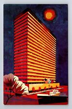 Houston TX-Texas, Sheraton Lincoln Hotel, Advertisement, Vintage Postcard picture