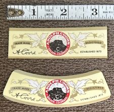 VINTAGE ADOLPH COORS BEER BOTTLE NECK LABEL LOT OF 2, GOLDEN, COLORADO picture