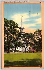 Postcard Congregational Church, Falmouth, Massachusetts Posted 1950 picture
