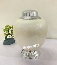 White Cremation Urn for Human Ashes Cremation Lovely Urns for Human Ashes picture